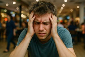 Illustration af adhd overstimuleret