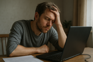 Illustration af jeg kan ikke koncentrere mig