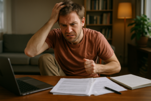 Illustration af rastløshed adhd