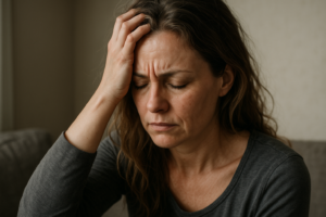 Illustration af uro i kroppen hele tiden